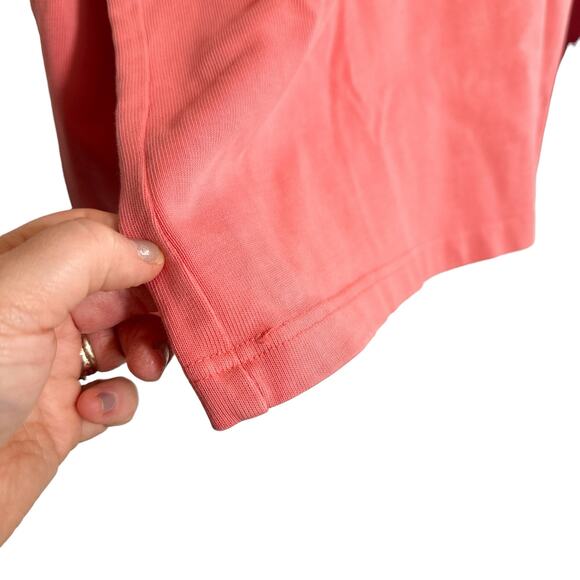 Stussy Athletics Vintage Crown Logo Boxy Oversized Sweatshirt Coral White Small - Picture 16 of 16